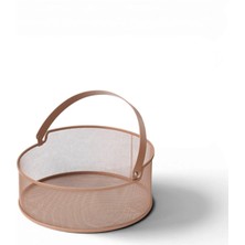 Vivarel Iskandinav Stil Metal Saklama Sepeti - Terracotta