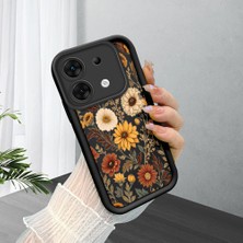 Ucuc Infinix Zero 30 5g Uyumlu Siyah Silikon Şık Baskı Kılıf Darbeye Dayanıklı Kamera Korumalı