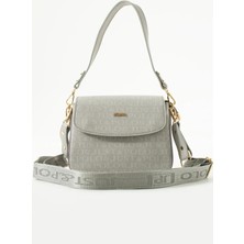 Just Polo Kadın Gri Günlük Kullanıma Uygun Şık ve Kullanışlı Askılı Omuz Çantası Shoulder Bag