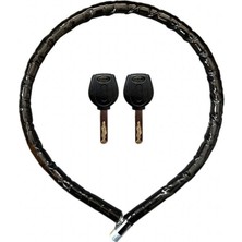 Vice Avm Motorsiklet Kilidi Anahtarlı Körüklü Siyah 120 cm x 22 mm YM-752 TG-1395 339499
