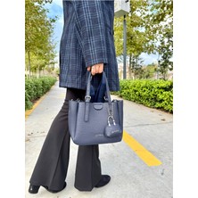 Just Polo Lüks Tasarım 3 Bölmeli Yumuşak Deri Lüks ve Şık Dokunuş El & Omuz Çantası Shoulder Bag