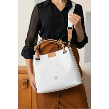 Just Polo Kadın Büyük Boy Ayarlanabilir Askılı Lüks El ve Omuz Çantası Shoulder Bag