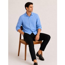 Classics Men Huffa Erkek Pamuklu Regular Salaş Uzun Kol Gömlek 7585
