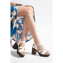 Suins Shoes Suins Lerasy Model Platform Topuklu Sandalet