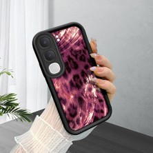 Ucuc Vivo Y31/Y21D Uyumlu Siyah Silikon Şık Baskı Kılıf Darbeye Dayanıklı Kamera Korumalı