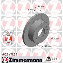Zimmermann Depomix Fren Diski Arka Mercedes Sprinter B906 B907 B910 . Vw Crafter 30-35-50