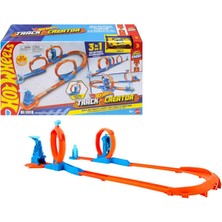 3in1 Hot Wheels Track Creator Üçlü Çemberde Pist Seti JDW39