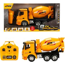 Sunman 1:18 Sesli ve Işıklı USB Şarjlı Uzaktan Kumandalı Beton Mikseri 30 cm