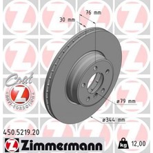 Zimmermann Depomix Fren Diski On Range Rover 3 Vogue L322 05 12