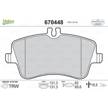 Valeo Depomix Fren Balatasi Ön Mercedes W202 W203 CL203 C209 R171