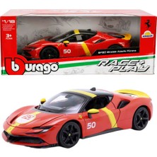 Bburago 1:18 Ferrari SF90 Stradale Assetto Fiorano Model Araba
