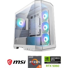 MSI Gzone Eco Amd Ryzen 5 7500F / Nvidia Rtx 5060 8gb / 16GB Ddr5 / 1tb M.2 SSD / Gaming Masaüstü Bilgisayar