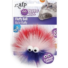 Depomix Afp Furry Ball - Tüylü Renkli Top Oyuncak Kırmızı