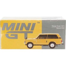 1:64 Mini Gt Range Rover 1971 Bahama Gold Diecast Model Araba