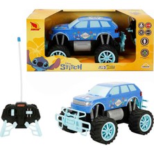 1:18 Suncon Jumbo Wheels Stitch USB Şarjlı Uzaktan Kumandalı Arazi Aracı