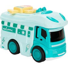 Sunman Sürtmeli Mini Dondurma Arabası   - Turuncu