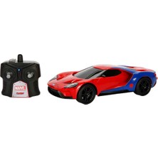 Jada Toys 1:16 Marvel Spiderman 2017 Ford Gt USB Şarjlı Uzaktan Kumandalı Araba