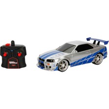 Jada Toys 1:16 Fast & Furious Brian’s Nissan Skyline Gt-R USB Şarjlı Uzaktan Kumandalı Araba