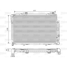 Valeo Depomix Motor Su Radyatoru Mercedes W202 S202 C208 R170