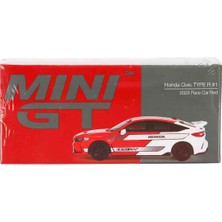 1:64 Mini Gt Honda Civic Type R 2023 Pace Car Red Diecast Model Araba