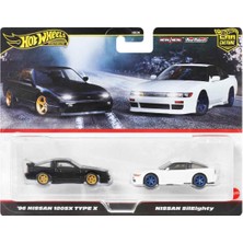 1:64 Hot Wheels Premium Car Culture 2'li Paket HBL96 - JBK95 Alfa Romeo 155 V6 Ti ve 69 Alfa Romeo 33 Stradale