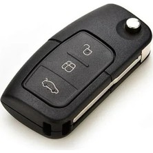 Calperia 3 Düğmeli Anahtar Kabı, Focus 2, Mondeo ve C-Max ile Uyumlu