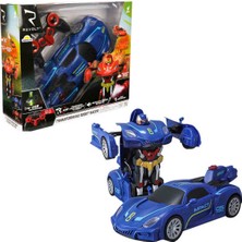 Revolt Transforming Robot Racer Uzaktan Kumandalı Sesli ve Işıklı Robotlar  - Kırmızı Robot
