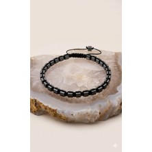 Hematit Örme Bileklik