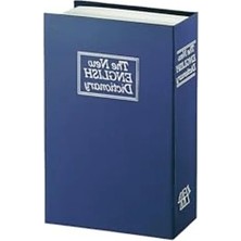 Calperia Gizli Çelik Kasa - Kitap Şeklinde, Kilitli Tasarım
