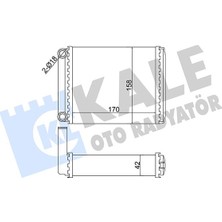 Kale Depomix Kalorifer Radyatoru Mercedes Sprinter B901 B904 95 06