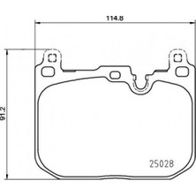 Valeo Depomix Fren Balatasi On Bmw F40 F44 F48 F39 Mini Clubman F54 F56 Countryman F60 M Sport