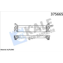 Kale Depomix Turbosarj Radyatoru Mercedes Vito W447 14