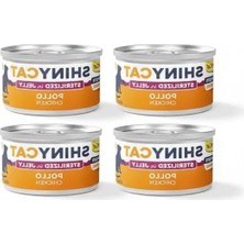 Calperia Shinycat Jelly Tavuk Kedi Yaş Maması 70 gr x 4 Adet