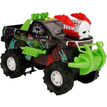Maxx Wheels Monster Hunt Sesli ve Işıklı Motorize Araba 30 Cm. - Kırmızı