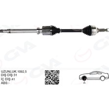 GVA Depomix Komple Aks Sağ Ford Transit Custom V362 Uzun Sase 2.2 Tdci-2.0 Tdci 12-