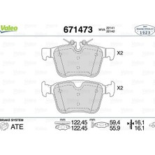 Valeo Depomix Fren Balatasi Arka Discovery Sport L550 14 R.r Velar L560 17 R.r Evoque L538 15 19 Jaguar E Pace 17 Jaguar F Pace 15 Xe Xf 15 Volvo XC60 10 15 S90 Ii 16 V90 Ii 17 XC90