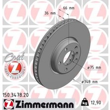 Zimmermann Depomix Fren Diski On Sol Bmw F10 F07 F11 F12 F01