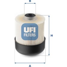 Ufi Depomix Yakit Filtresi Mercedes Citan OM607 W415 12 . Clio Iv Kangoo Captur Duster Sandero 1.5 Dci 12
