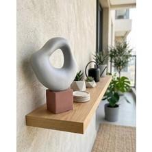 Mirsa Global Modern Taş Biblo Soyut Dekoratif Iskandinav Tarzı  Biblo – Gri Minimalist Masaüstü & Konsol Objesi