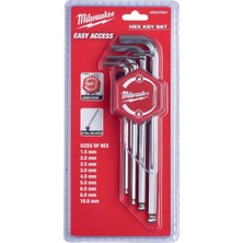 Alyan Seti Alyan Anahtar Seti Allen Set Orjinal Premium Alyan Üst Düzey 1.5-10 mm 9 Parça
