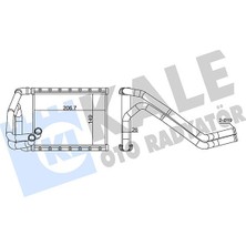 Kale Depomix Kalorifer Kia Ceed Heater Core