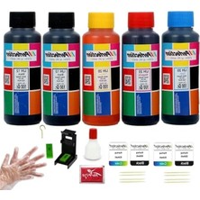 Calperia Yazıcı Kartuş Dolum Seti, Canon Uyumlu, 5 x 100 gr