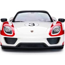 Rastar 1:14 Uzaktan Kumandalı Porsche 918 Spyder Weissach Işıklı Araba 32 Cm. - Siyah