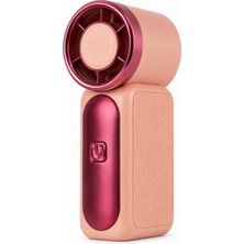 CoverZone Şarjlı Mini El Fanı Dijital Göstergeli Taşınabilir Soğutucu Fan Usb-C Şarjlı Masaüstü Vantilatör Minik-1