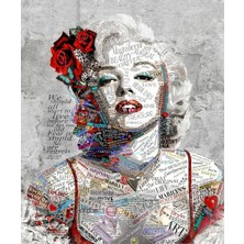 Arterior Wallpaper Marilyn Monroe Illüstrasyon Poster Duvar Kağıdı
