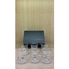 Bohemia Kristal Sandro Moreno Kristal 6 Lı Çay Bardağı