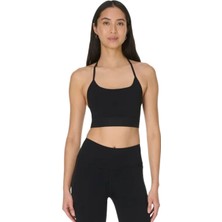 Sweaty Betty Ultimate Studio Ribbed Bra Kadın Siyah Fitness Bra