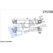 Kale Depomix Turbo Radyatoru B38 Bmw F40 F44 F45 F46 F48 F39 Mini B36 B38 F54 F55 F56 F57 F60