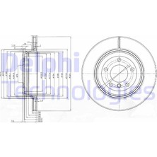 Delphi Depomix Fren Diski Arka Bmw E60