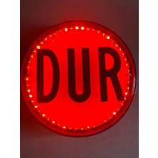 AFT Depomix Dur Levhasi LED Işikli Servis Araçlarina Uygun Stop Lambasi